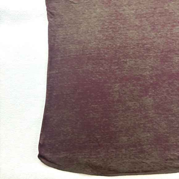The Rails Maroon Tie Dye Vapor V-Neck Lightweight Distressed Rayon Tee (XL) - Picture 5 of 12